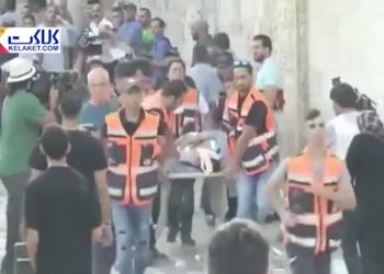 Sionist nümayəndə ordunun müşayiəti ilə Məscidül-Əqsaya hücum edib – Video