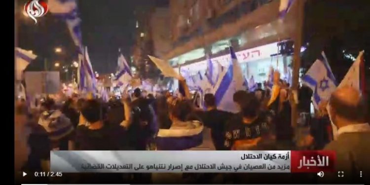 Etirazların davamı və işğalçı rejimin ordusunda itaətsizliyin artması