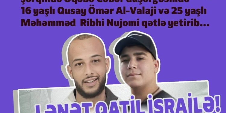 Sionistlər yetkinlik yaşına çatmamış uşağı qətlə yetirdi!