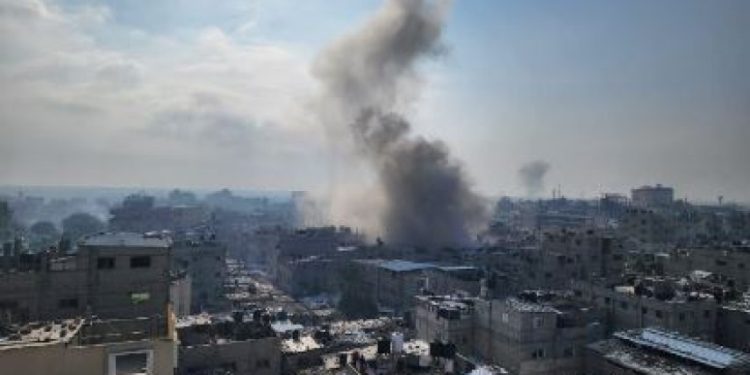 Sionist rejiminə aid qırıcıların Qəzzəyə qarşı yeni hücumları