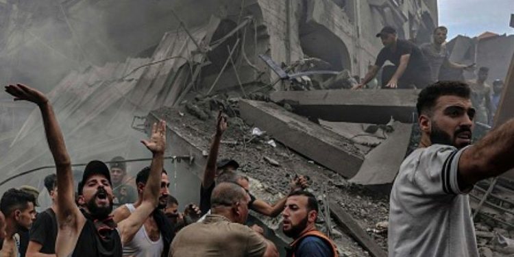 Cəbaliya düşərgəsindəki 2 mənzilin bombalanmasında 57 nəfərin şəhadəti