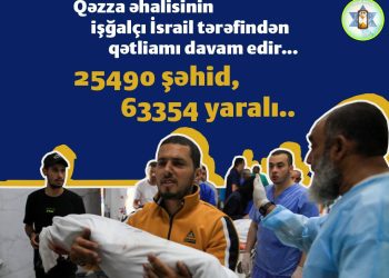 Qəzza əhalisinin qətliamı davam edir…