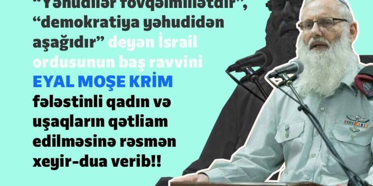 Sionistlər hər kəsi özlərindən aşağı görür!