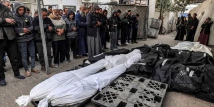 İşğalçıların Rəfəhdəki qaçqın çadırlarına və yardım paylama komitələrinə hücumu