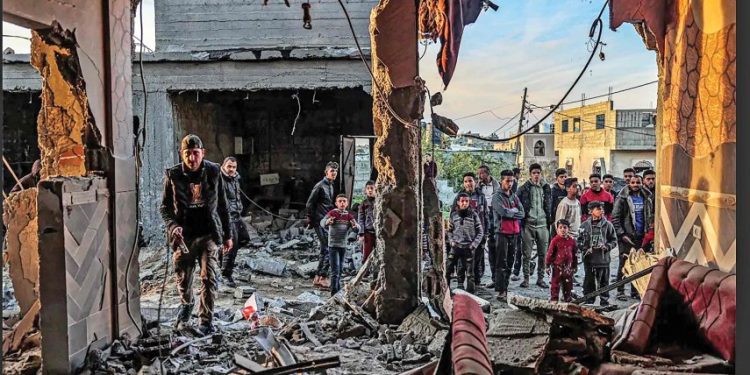 Sionistlərin Rəfəhdə bir evə hücumunda 7 şəhid