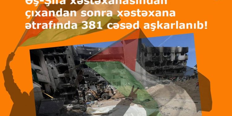 Qatil İsrailin Əş-Şifa xəstəxanası ətrafında qorxunc cinayəti!