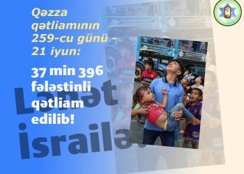 Sionist rejim 37 min 396 dinc sakini qətliam edib!