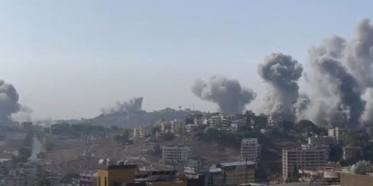 Sionist rejiminin qırıcıları Livanın “ən-Nəbtiyyə” şəhərini ağır şəkildə bombalayıb