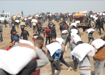 İsrail rejimi Qəzzədə un növbəsinə hücum edib