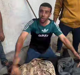 Qurban bayramında uşaqlarımız şəhid olarkən ərəb ölkələrinin səssizliyinə fələstinli atadan qəzəb dolu etiraz