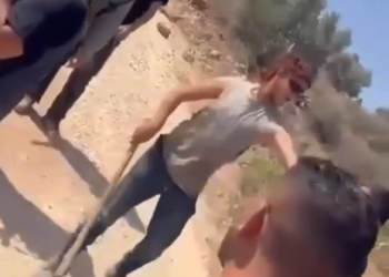 Nəblusun cənubunda qarşıdurma: Fələstinlilər işğalçılara məxsusi torpaqda çadır qurmağa imkan vermədi