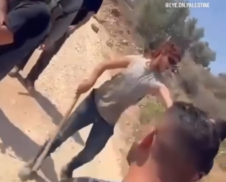 Nəblusun cənubunda qarşıdurma: Fələstinlilər işğalçılara məxsusi torpaqda çadır qurmağa imkan vermədi