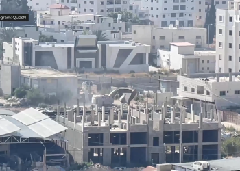 Tülkərəm şəhərində sionist rejimin fələstinli evlərini planlı şəkildə dağıtması davam edir